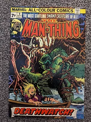 Buy The Man-Thing 9. Marvel 1974. Deathwatch! Combined Postage • 4.98£