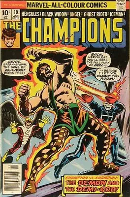 Buy Champions (Vol 1) The #  10 Near Mint (NM) Price VARIANT Marvel Comics BRONZE AG • 20.99£