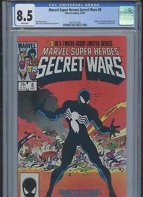 Buy Marvel Super Heroes Secret Wars #8 1984 CGC 8.5 (Origin Of Alien Symbiote) • 124.26£