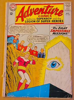 Buy ADVENTURE COMICS #323 (DC: 1964) Swan Element Lad Superboy LSH GD (2.0) • 4.65£