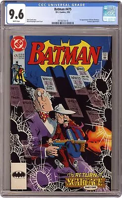 Buy Batman #475 CGC 9.6 1992 3970010019 1st. Renee Montoya • 41.94£
