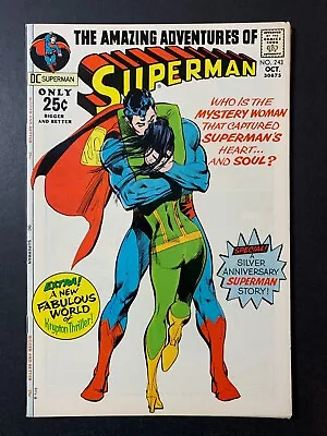Buy Superman #243 *very Sharp!* (dc, 1971)  Classic Neal Adams Cover!  Lots Of Pics! • 38.79£