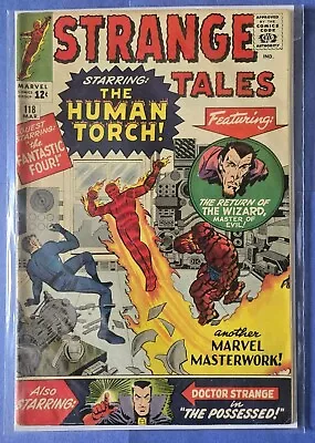 Buy Marvel Comics - Strange Tales -  The Man Who Became The Torch  # 118 Mar 1964 • 108.54£