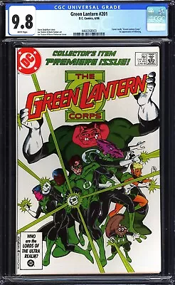 Buy Green Lantern #201 CGC 9.8 NM/MT WP 1st APP Kilowog DC Comics 1986 • 193.38£