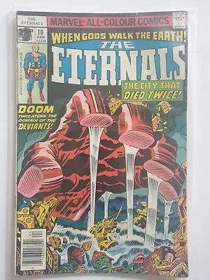 Buy THE ETERNALS Vol 1 When Gods Walked The Earth #10 JACK KIRBY Marvel Comics 1977 • 0.99£
