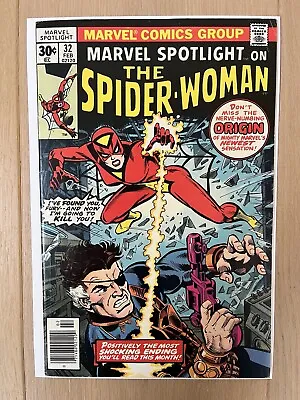 Buy Marvel Spotlight #32 1st Spider-Woman Jessica Drew VF- 1977 Sharp Comic • 76.88£