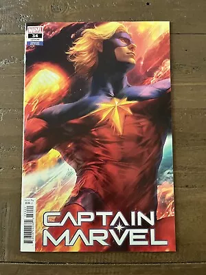 Buy Captain Marvel #34 - (2021) - Artgerm Variant - Marvel Comics - Vf/nm • 3.11£