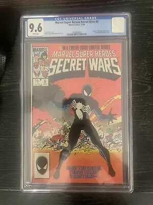 Buy Marvel Super-Heroes Secret Wars #8 CGC 9.6 Black Suit Spider-Man • 252.40£
