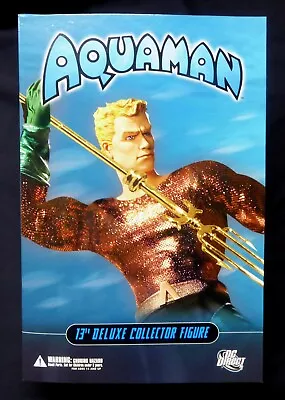 Buy 13  Aquaman Deluxe Boxed Action Figure New Sealed DC Comics Amricons • 130.46£