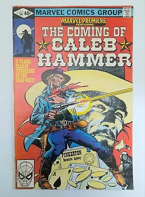 Buy 1980 Marvel Premiere 54 VF.First App.Caleb Hammer.Marvel Comics • 16.78£