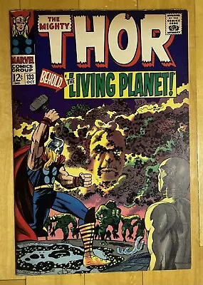 Buy Mighty Thor 133 Marvel 1966 1st Ego Living Planet Jack Kirby Stan Lee KEY 🔑 • 46.59£