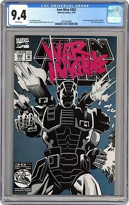 Buy Iron Man #282D CGC 9.4 1992 3922838006 1st Full App. War Machine • 244.63£