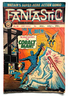 Buy Fantastic And Terrific Britain's Super-Hero Action Comic Issue #60 1968 • 10£