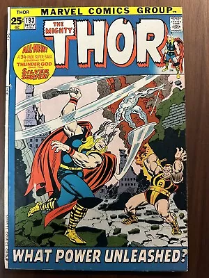 Buy Thor #193 FN- Battle Of Thor Vs Silver Surfer (Marvel 1971) • 31.06£