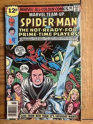 Buy Marvel Team-Up #74 (1978) -  Spider-Man + The Not-Ready-For-Prime-Time-Players • 5.99£