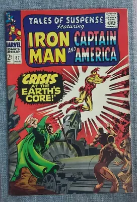 Buy TALES OF SUSPENSE #87 Colan Iron Man & Captain America 1967 Planner (4.0 VG) • 11.65£