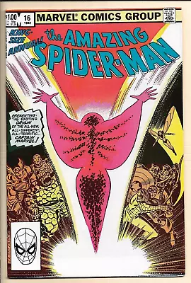 Buy Amazing Spider-Man Annual #16 VF/NM  (1982) 1st Rambeau As Captain Marvel. Cpy B • 17.08£