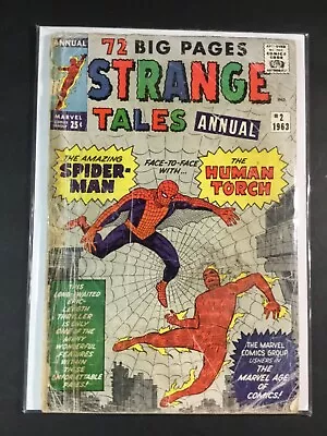 Buy STRANGE TALES (1951-1976 1st Series) ANNUAL #2 PR 0.54️⃣4th APP OF SPIDER-MAN4️⃣ • 174.70£