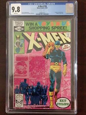 Buy CGC 9.8 Uncanny X-Men 138 Dark Phoenix Saga Cyclops Quits White Pages • 194.15£