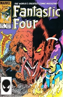 Buy FANTASTIC FOUR #277 VF, John Byrne, Direct Marvel Comics 1985 Stock Image • 5.44£