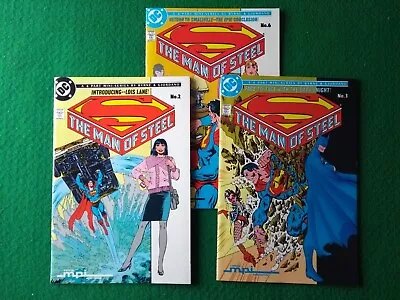 Buy DC The MAN Of STEEL Issues 2, 3 & 6 1986 New [967] • 1£