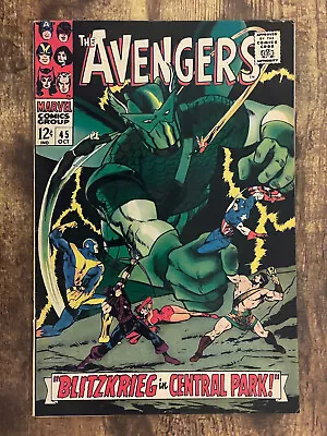 Buy Avengers #45 - GORGEOUS HIGHER GRADE - Marvel Comics 1967 • 14.39£