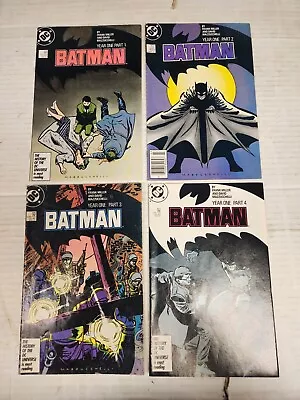 Buy Batman 404-407 Year One Complete Story Frank Miller David Mazzucchelli DC 1986 • 27.17£