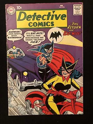 Buy Detective Comics 276 Solid 4.5 5.0 Dc 1960 2nd Bat Mite Mylite 2 Double Board Tv • 170.85£