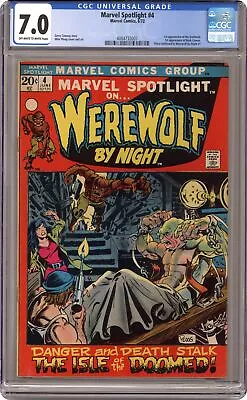 Buy Marvel Spotlight #4 CGC 7.0 1972 4084732007 • 74.55£