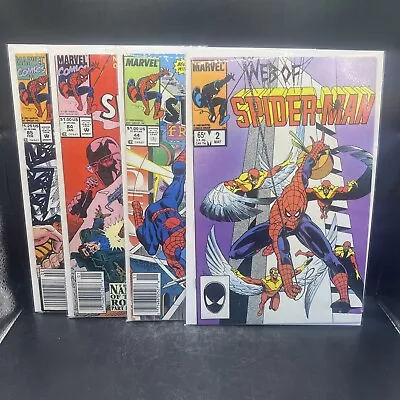 Buy Web Of Spiderman Lot Issue #’s 2 44 84 & 85. 4 Book Lot (A38)(1) • 11.64£