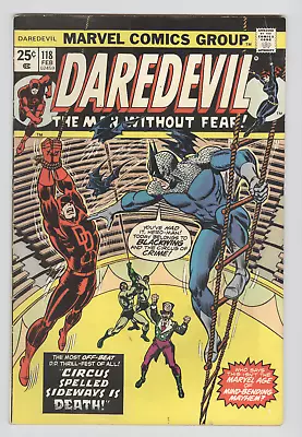 Buy Daredevil #118 February 1975 VG Blackwing • 6.21£