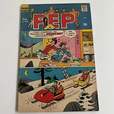 Buy PEP COMICS # 251 | Betty & Veronica | Riverdale | Archie Comics 1971 | VG/FN • 2.64£