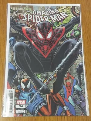Buy Spiderman Amazing #34 Variant Marvel January 2020 Nm+ (9.6 Or Better) • 8.99£
