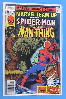 Buy Marvel Team-Up #68 1978 Spiderman & Man-Thing First Appearance Of D'Spayre VG/FN • 6.99£