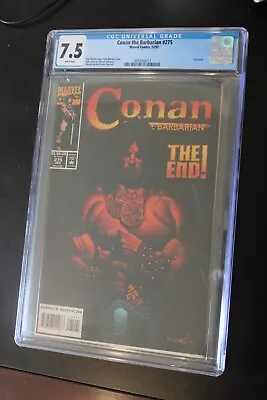 Buy Conan The Barbarian #275 - CGC 7.5 - Last Issue! • 58.25£