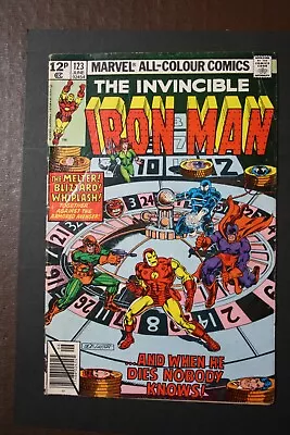 Buy Marvel Comics.  The Invincible IRON MAN.   Number 123.  June 1979 Issue • 3£