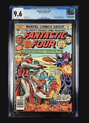 Buy Fantastic Four #175 Marvel 1976 CGC 9.6 WP!! High Evolutionary Vs Galactus!! • 107.95£