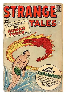 Buy Strange Tales #107 PR 0.5 1963 • 48.93£