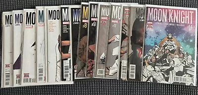 Buy Moon Knight 1-14 Marvel Comic Set Complete Lemire Smallwood Bellaire 2016  • 62.13£