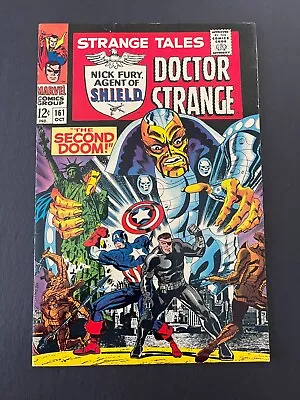 Buy Strange Tales #161 - The Second Doom (Marvel, 1967) VF- • 24.69£
