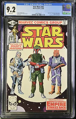 Buy Star Wars #42 (1980) - Cgc Grade 9.2 - Marvel Empire Strikes Back Adaptation! • 170.85£