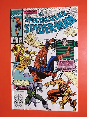 Buy SPECTACULAR SPIDER-MAN # 169 - F/VF 7.0 - 1st APP OF THE OUTLAWS - SANDMAN APP • 5.05£