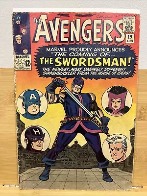 Buy Avengers #19 Aug 1965 - 1st Appearance Of Swordsman. Cents Copy 🔥🔥 • 40£