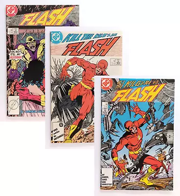 Buy Flash #3 4 5 (3 Comic Run ) Vol 2 1987 DC 8.0-8.5 (estimate) • 5.40£
