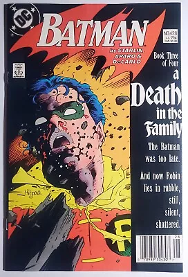 Buy Batman #428 VF+ (1988) Death Of Robin - Newsstand • 15.56£