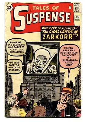 Buy TALES OF SUSPENSE #35 Comic Book 1962-MARVEL-DITKO-KIRBY-DON HECK-PRE SUPERHERO • 59.41£