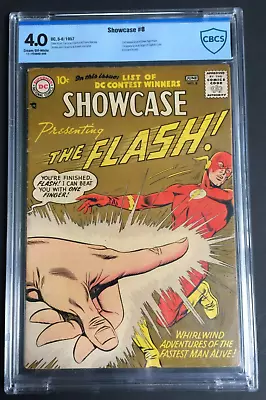Buy Showcase #8 2nd App Of Silver Age Flash!1st App Of Captain Cold! Key! CBCS 4.0  • 2,350£