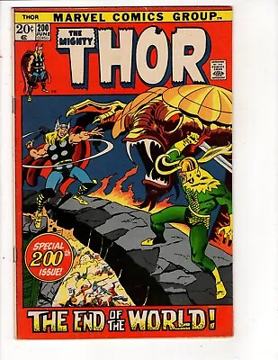 Buy The Mighty Thor #200 (key)1972(this Book Has Minor Restoration See Description) • 23.92£