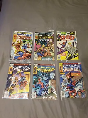Buy Spider Man Comics For Sale- Bronze Age- VINTAGE,   12 LOT • 34.95£