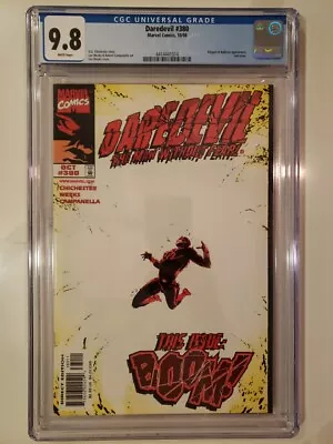 Buy Daredevil 380 CGC 9.8 Marvel Comics 1998 Last Issue In Series • 69.12£